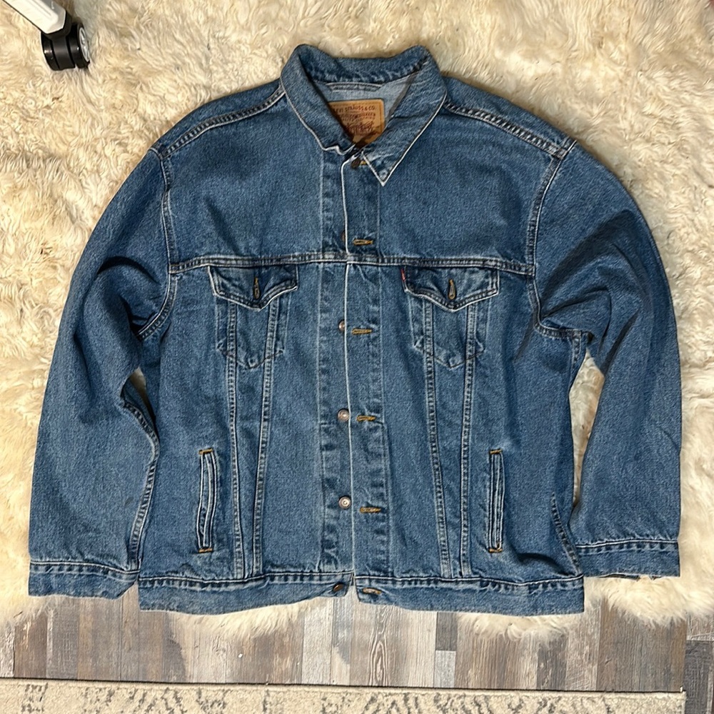 Levi’s Type III Blue Denim Trucker Jacket | Sz XXL Men’s